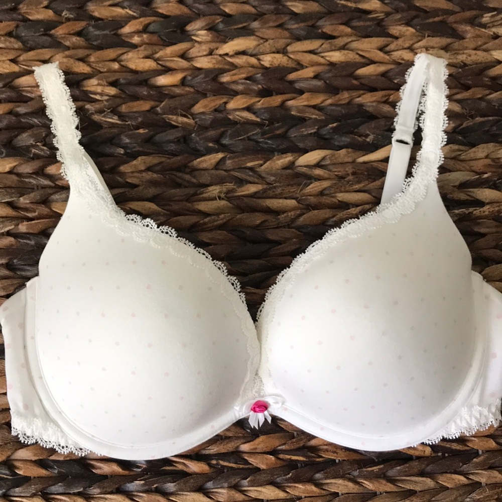 Victoria Secret padded polka dot bra